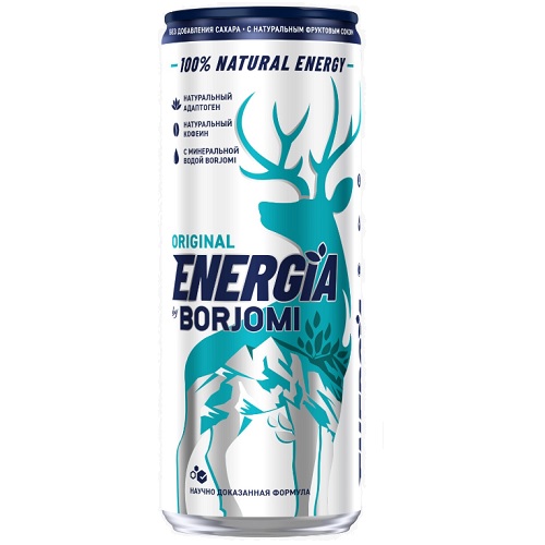 Боржоми энергетический напиток Оригинальный, жесть, 240 мл Боржоми энергетический напиток Оригинальный, жесть, 240 мл